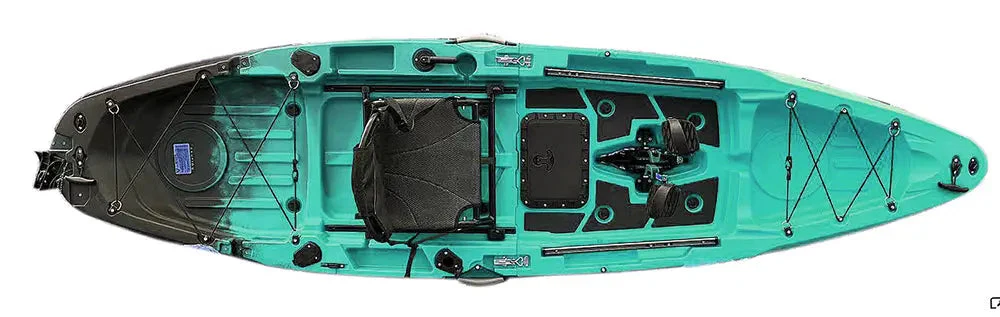 10.8ft Rapido Modular Fin Drive Pedal Fishing Kayak | 440lbs Capacity | 2 Piece - Image 4