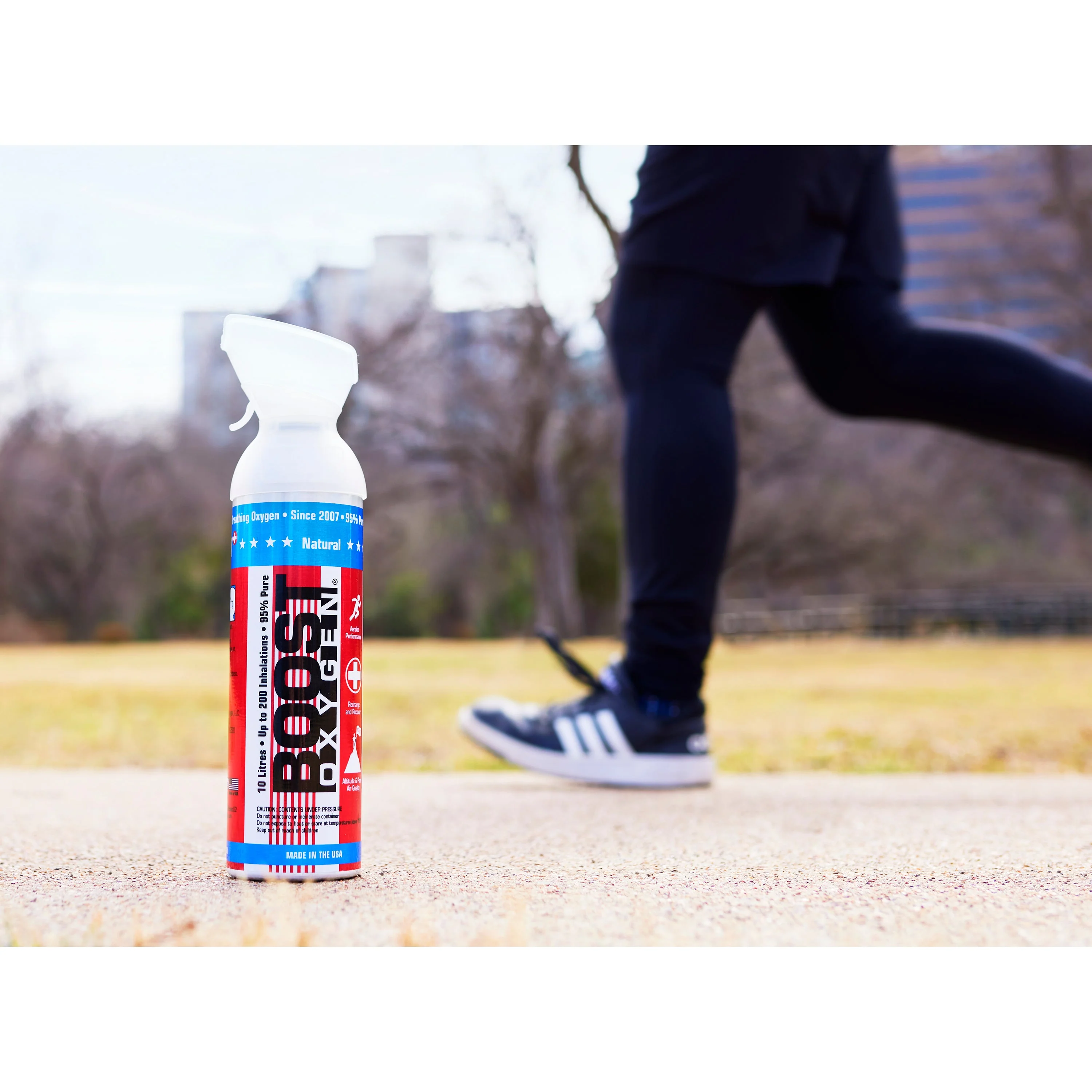 12 Pack 10L Boost Oxygen Stars and Stripes Pure Canned Oxygen Canister, Natural - Image 9