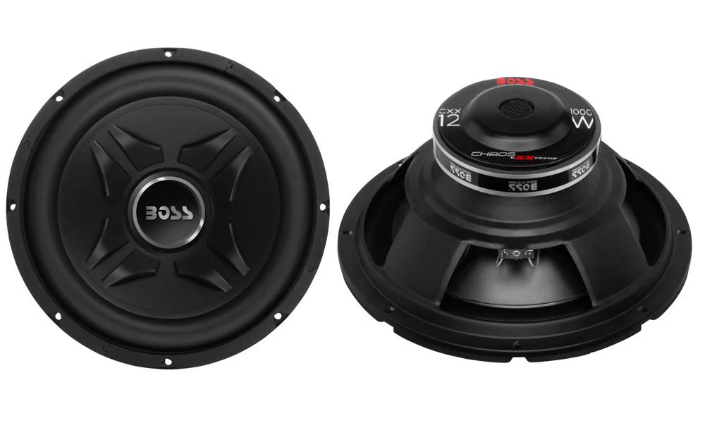 2 Boss CXX12 12" 2000W Car Audio Power Subwoofer Sub & Mono Amplifier & Amp Kit - Image 2