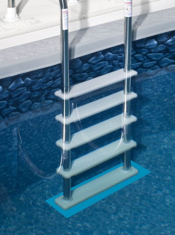 2) Hydro Tools Swimline 87951 9x24" Vinyl Protective Swimming Pool Ladder Mats - Image 4