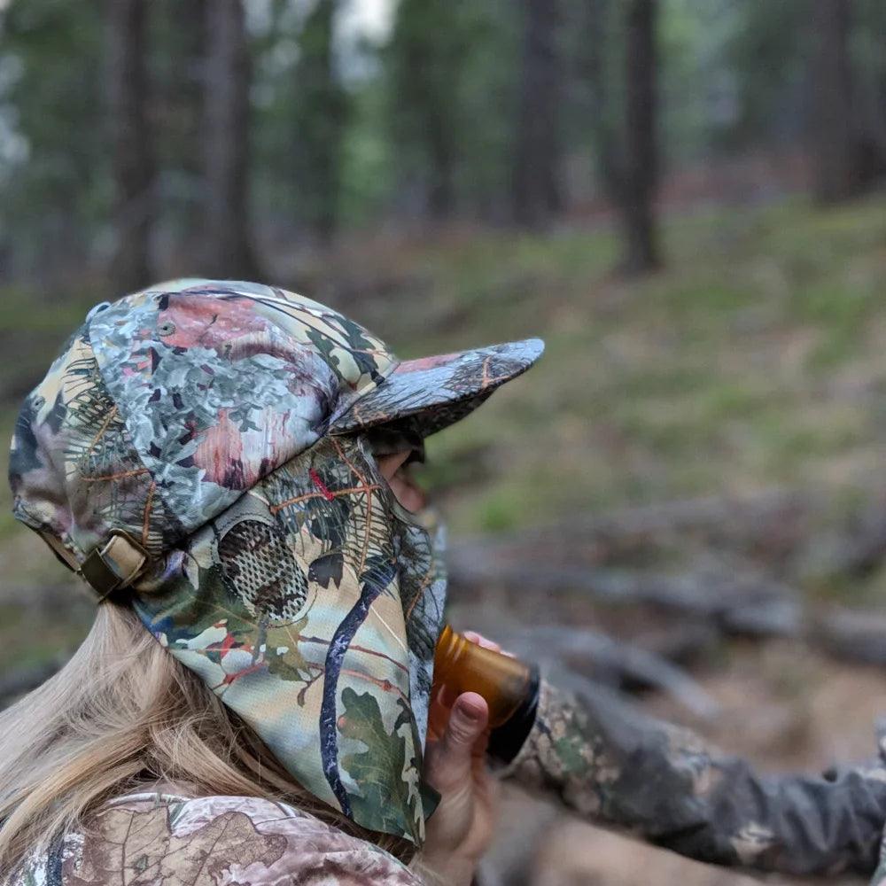 2-in-1 FRONT Face Mask and Camo Hat (Fitted and OSFM) - Image 9