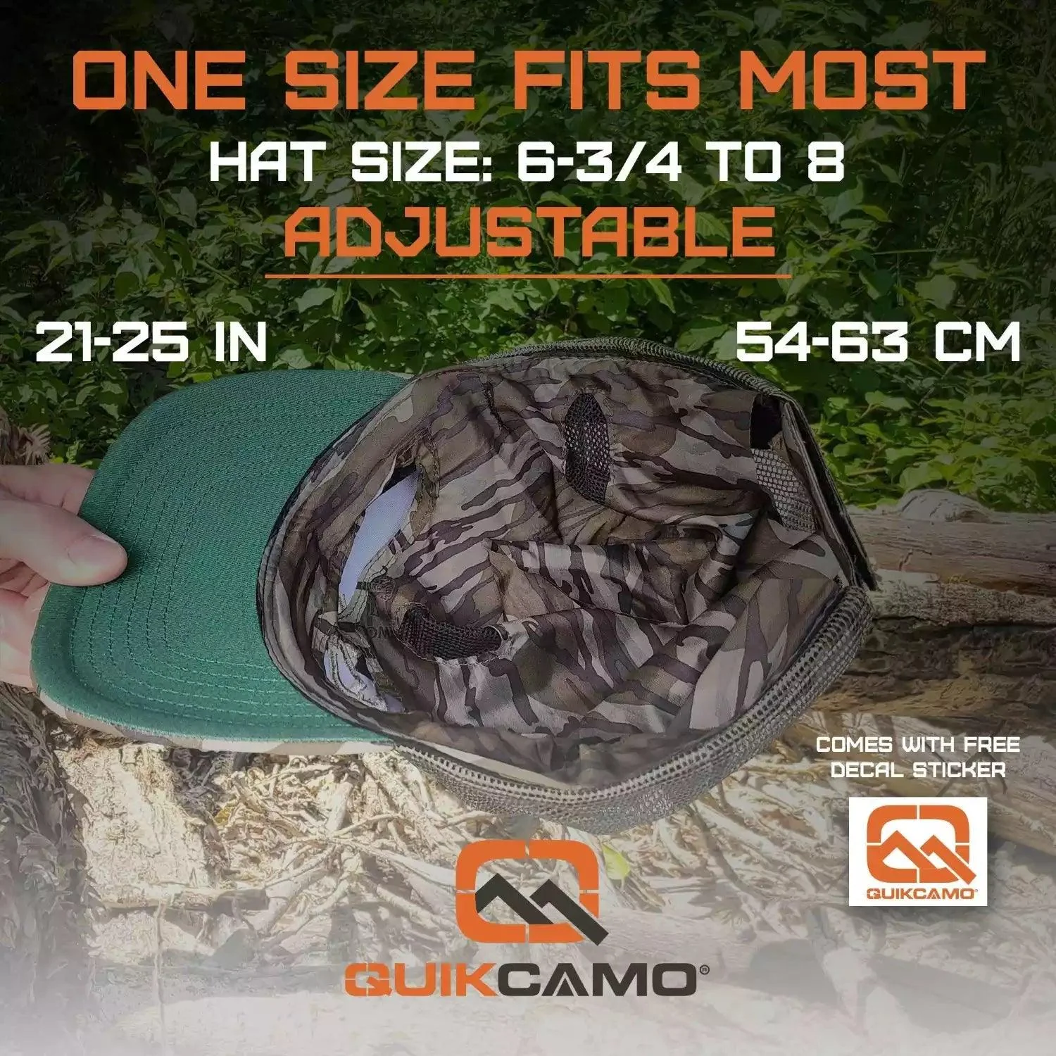 3D Leafy Camo Face Mask Ball Cap in Mossy Oak and Realtree (Adj, OSFM) - Image 37
