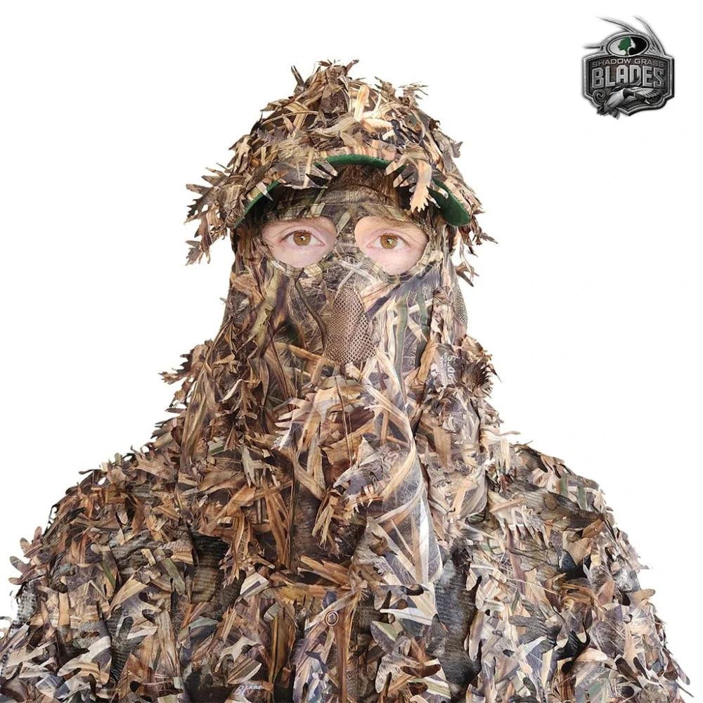 3D Leafy Camo Face Mask Ball Cap in Mossy Oak and Realtree (Adj, OSFM) - Image 46