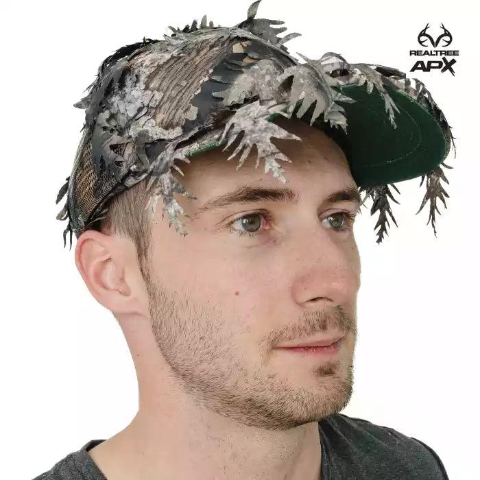 3D Leafy Camo Face Mask Ball Cap in Mossy Oak and Realtree (Adj, OSFM) - Image 60