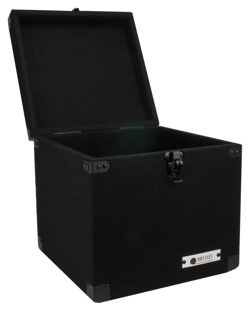 (2) Odyssey CLP090E Carpeted DJ Cases w/ Detachable Lid for 90 LP Vinyl Records - Image 7