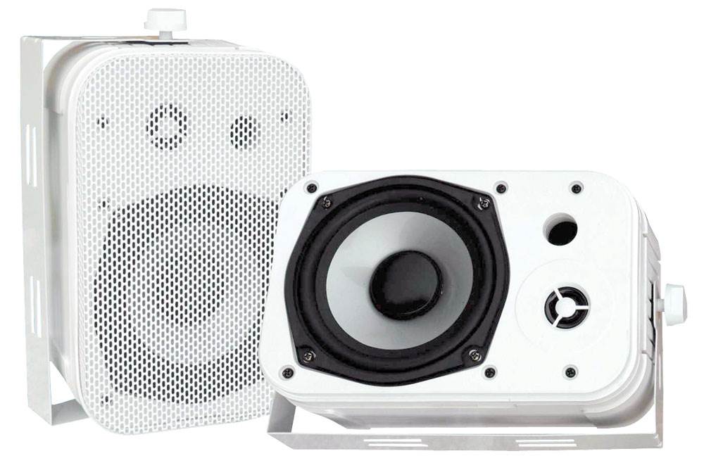 2 PYLE  5.25" 2-Way White In/Outdoor Waterproof Home Theater Speakers (8 Pack) - Image 2