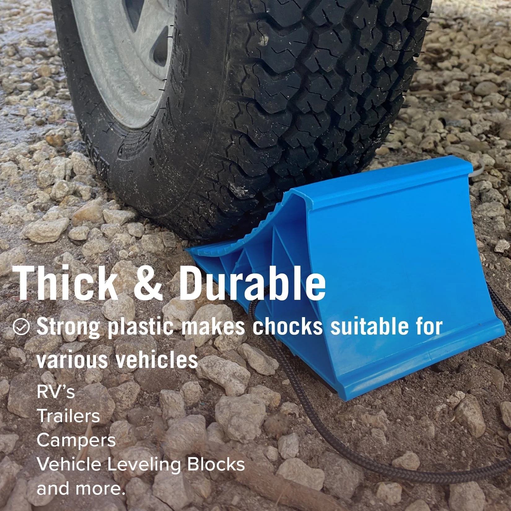 2 Wheel Chocks and Wheel Dock - Image 2