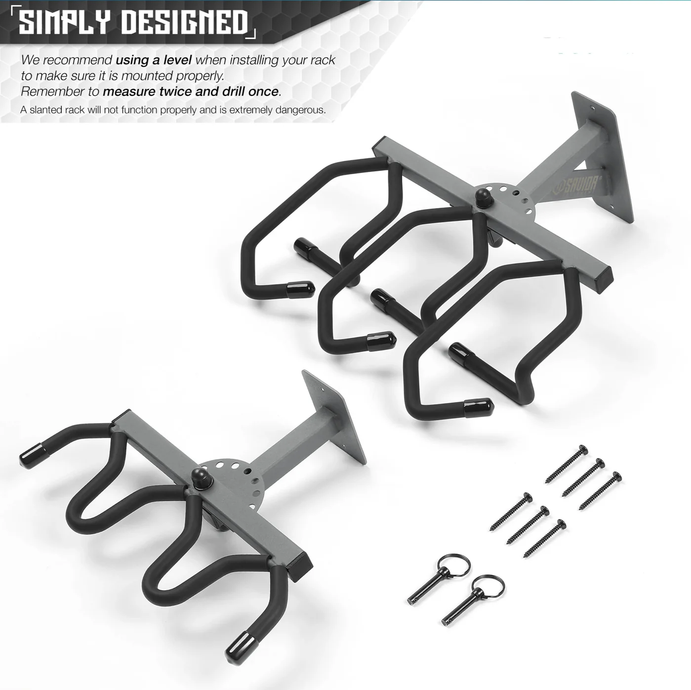 3 Slot Adjustable Wall Rack - Image 15