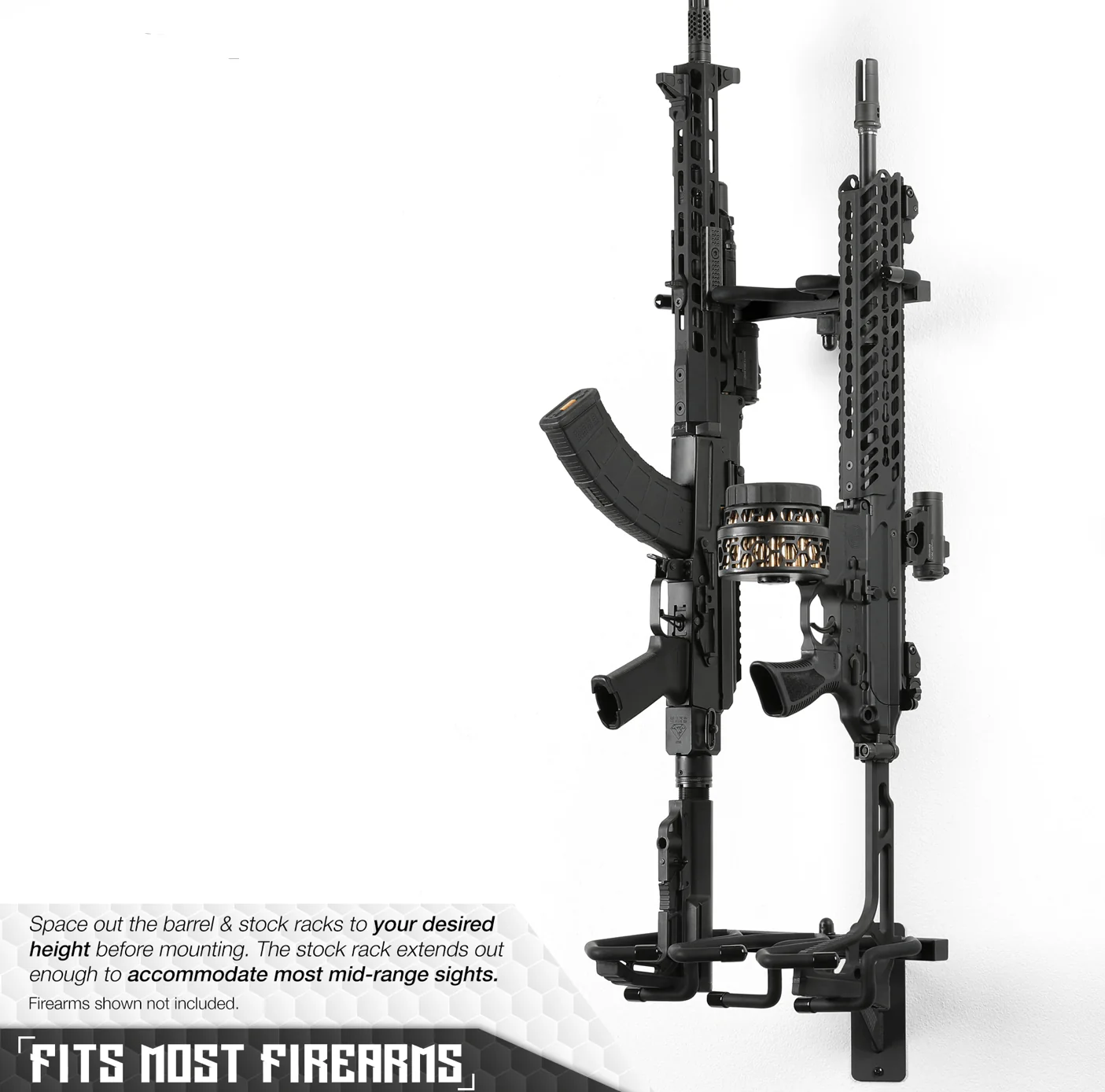 3 Slot Adjustable Wall Rack - Image 4