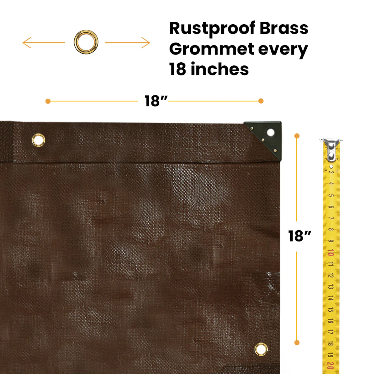 30’ x 50’ Super Heavy Duty Poly Tarp - Image 7