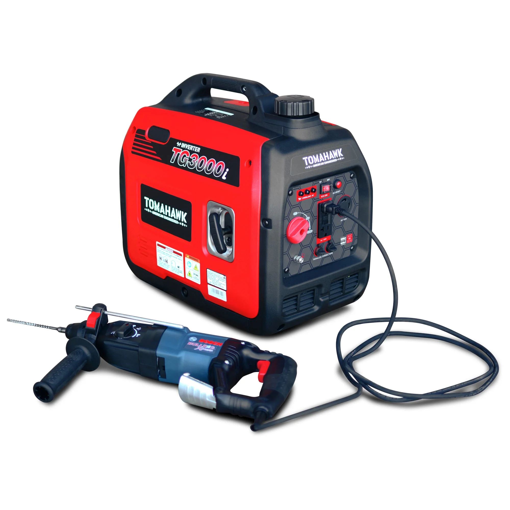 3000 Watt Inverter Generator Super Quiet Portable Gas Power Professional Use - Image 14