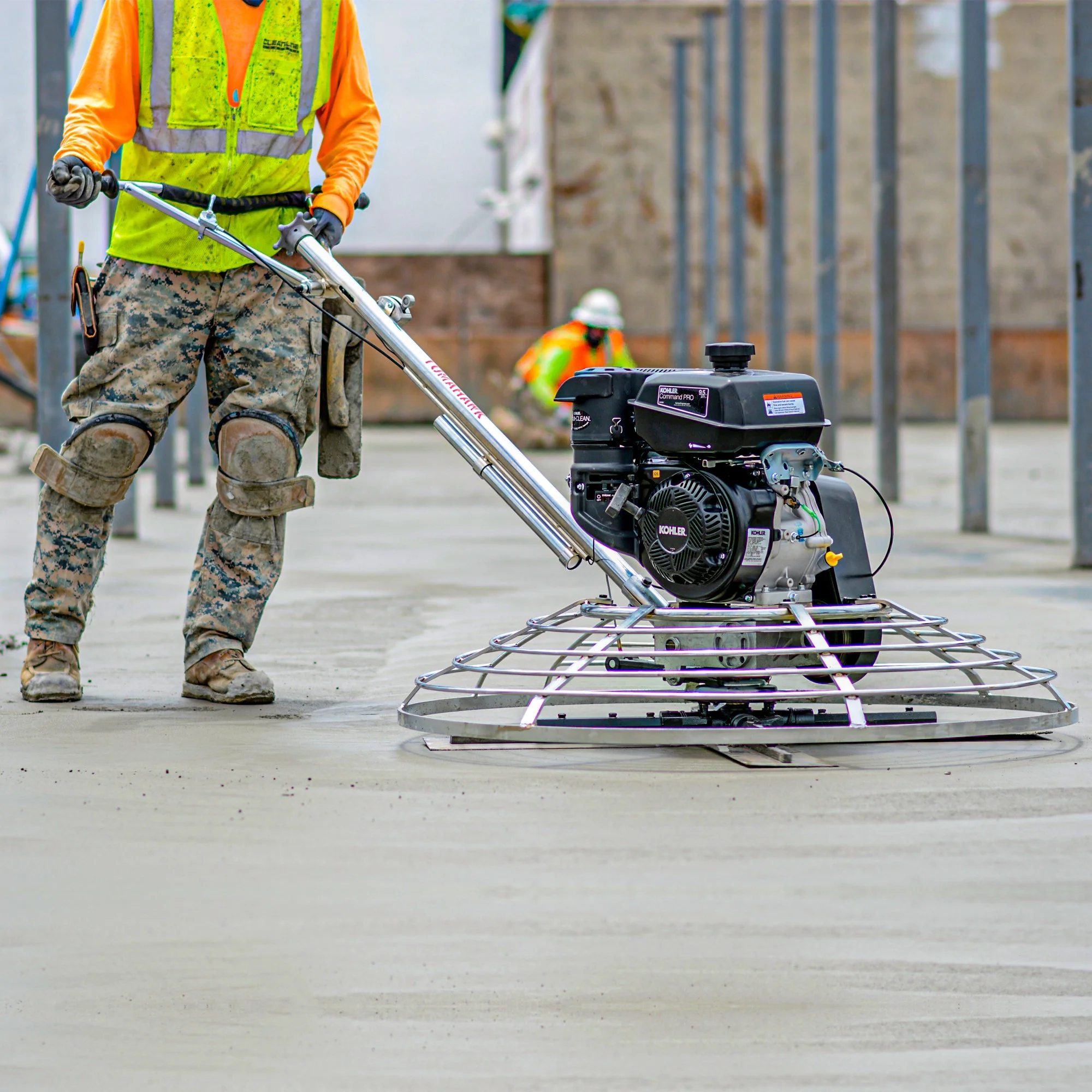 36" Concrete Power Trowel 6HP Kohler Float Pan Screed Edge Cement Finishing Tool - Image 2