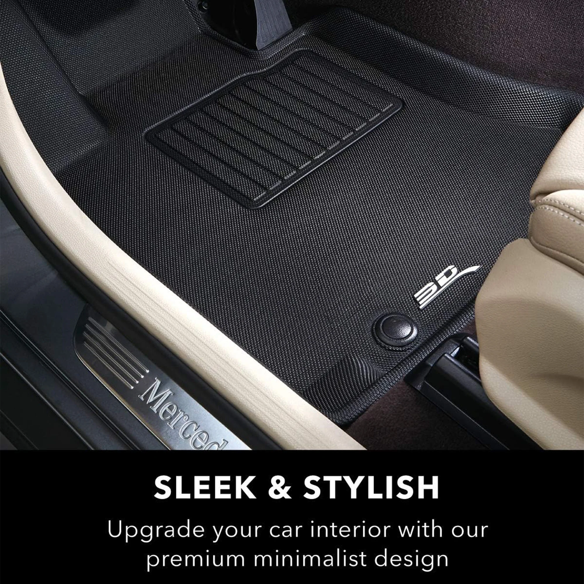 3D MAXpider Kagu Series Custom Fit Floor Mat Liner Set for 2021-2023 Tesla Model Y - Image 6