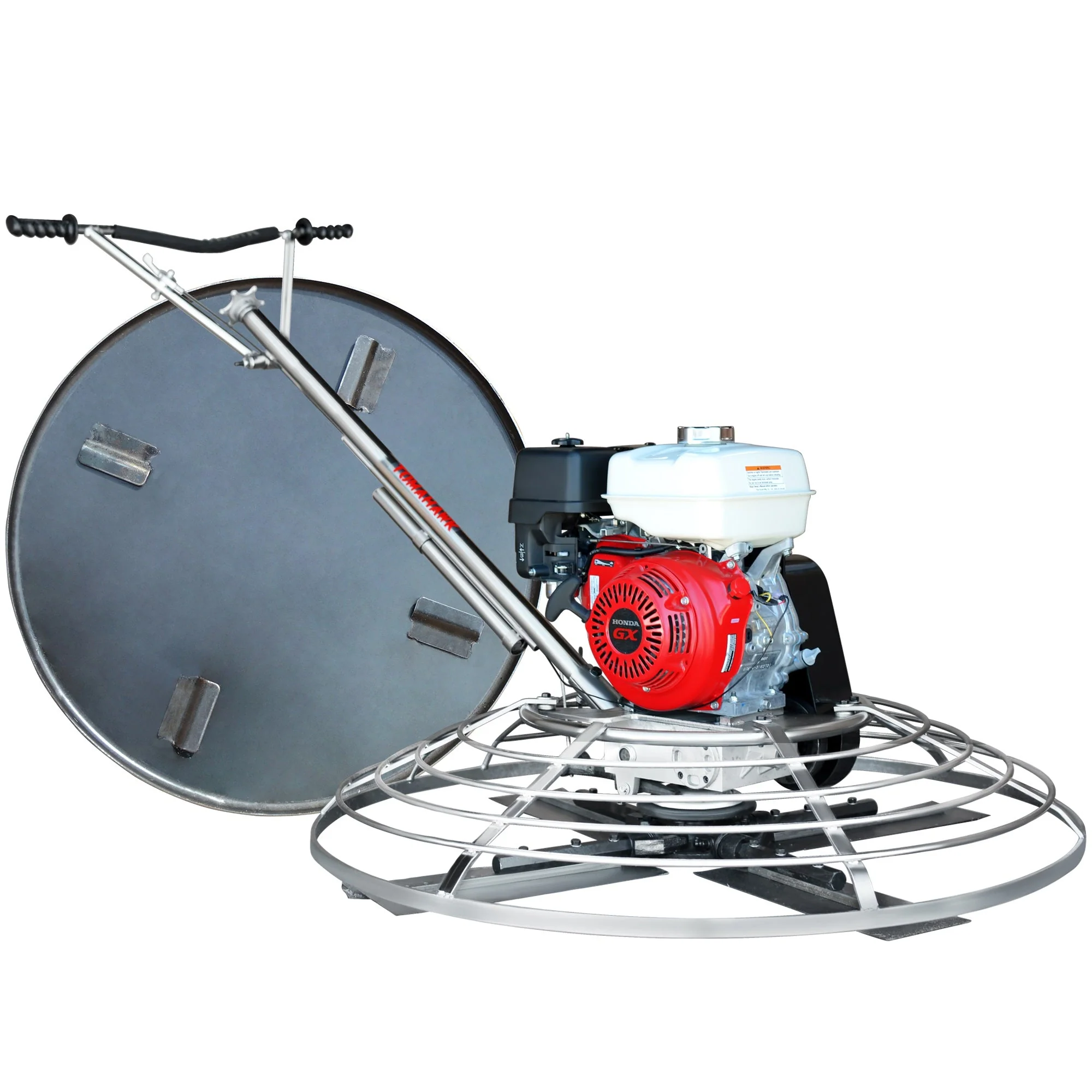 46" Concrete Power Trowel 8.5HP Honda Combo Blades and Float Pan Cement Finishing Tool - Image 9