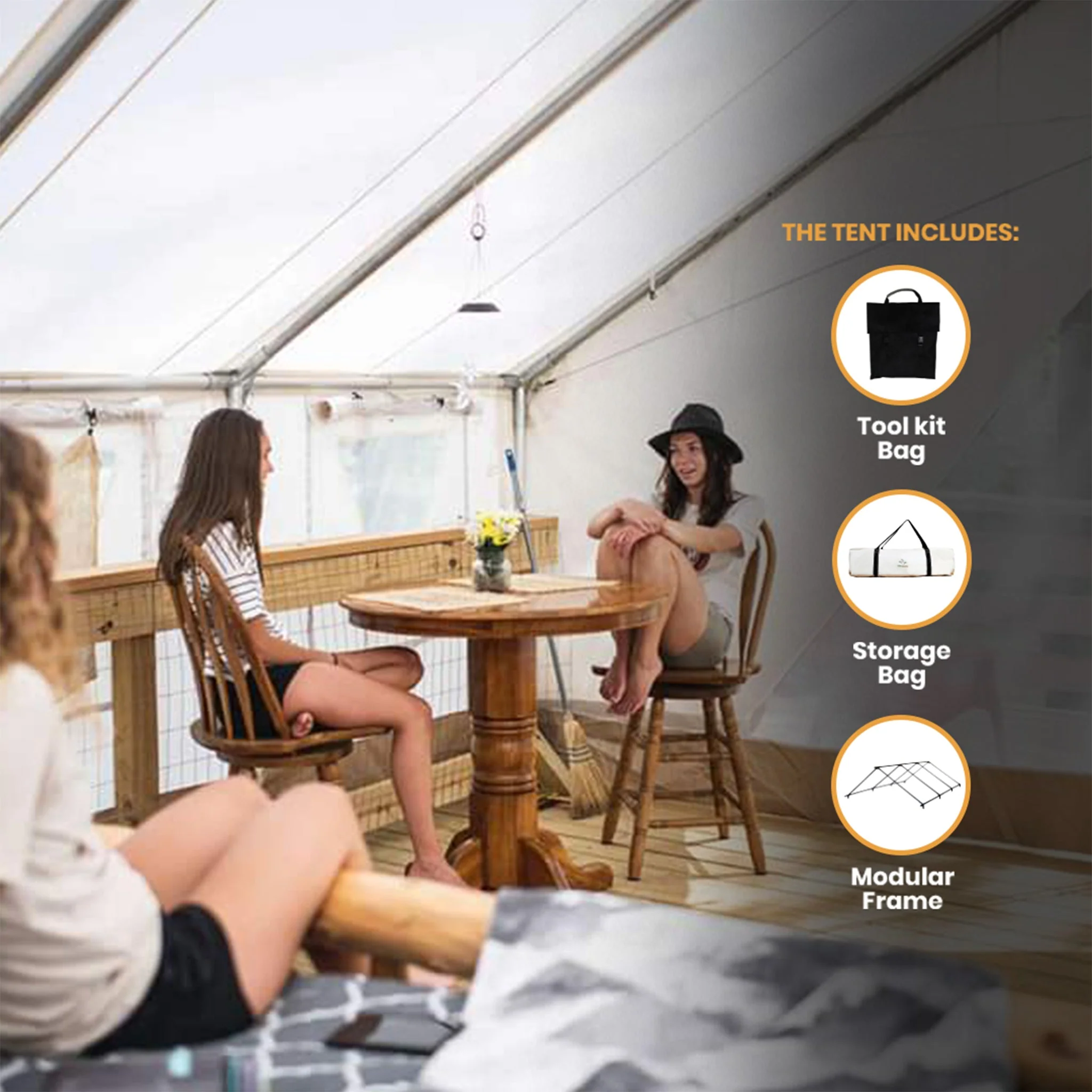 8'x10' Alpha Wall Tent - Image 10