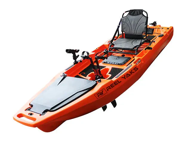 9.8ft Rocket Fin Drive Modular Pedal Fishing Kayak | 400lbs Capacity | 2 Piece - Image 3