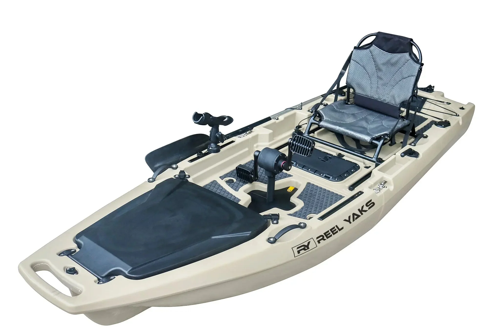 9.8ft Rocket Propeller Drive Modular Pedal Fishing Kayak | 400lbs Capacity | 2 Piece - Image 4