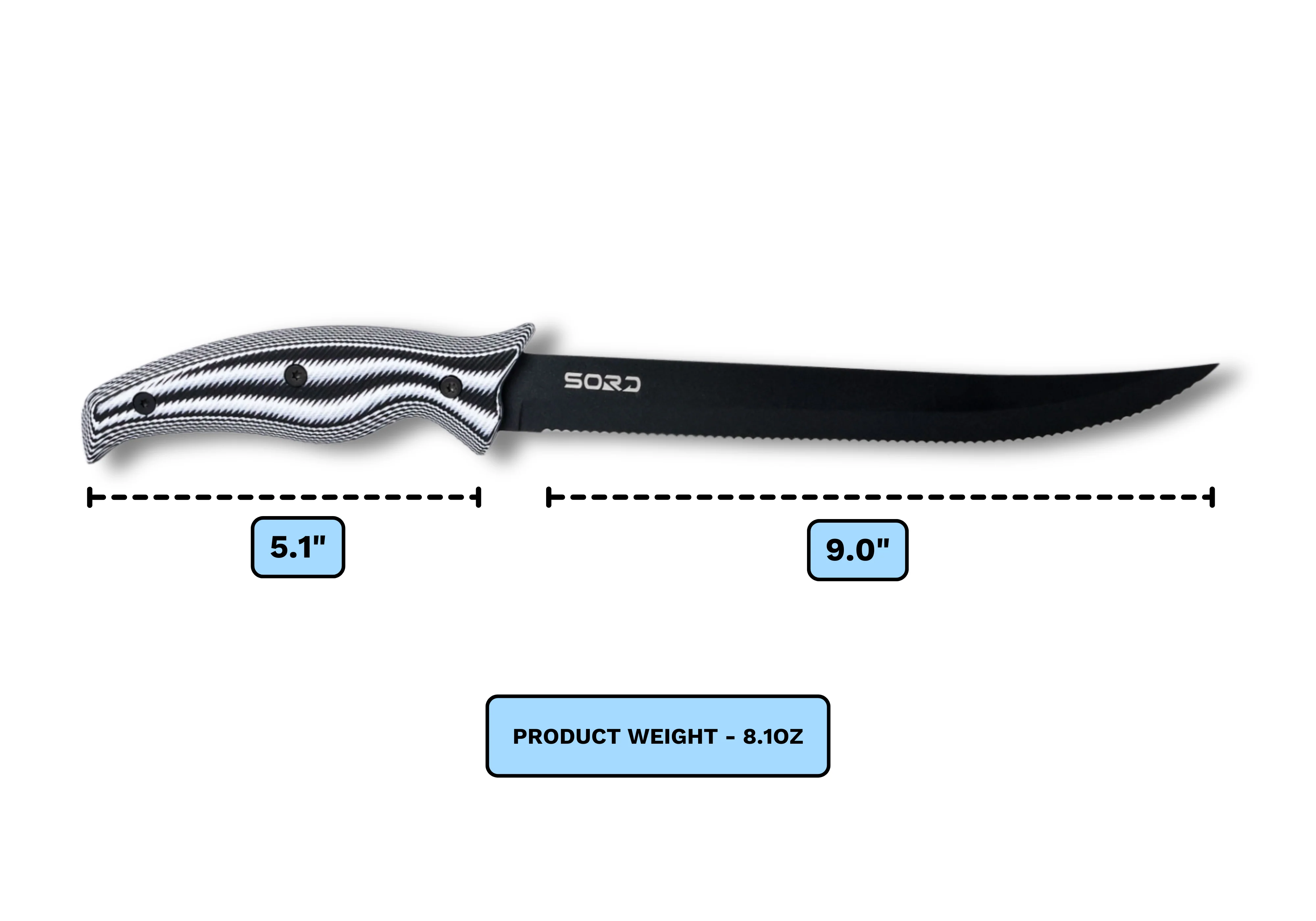 9" SERRATED BLADE - Image 5