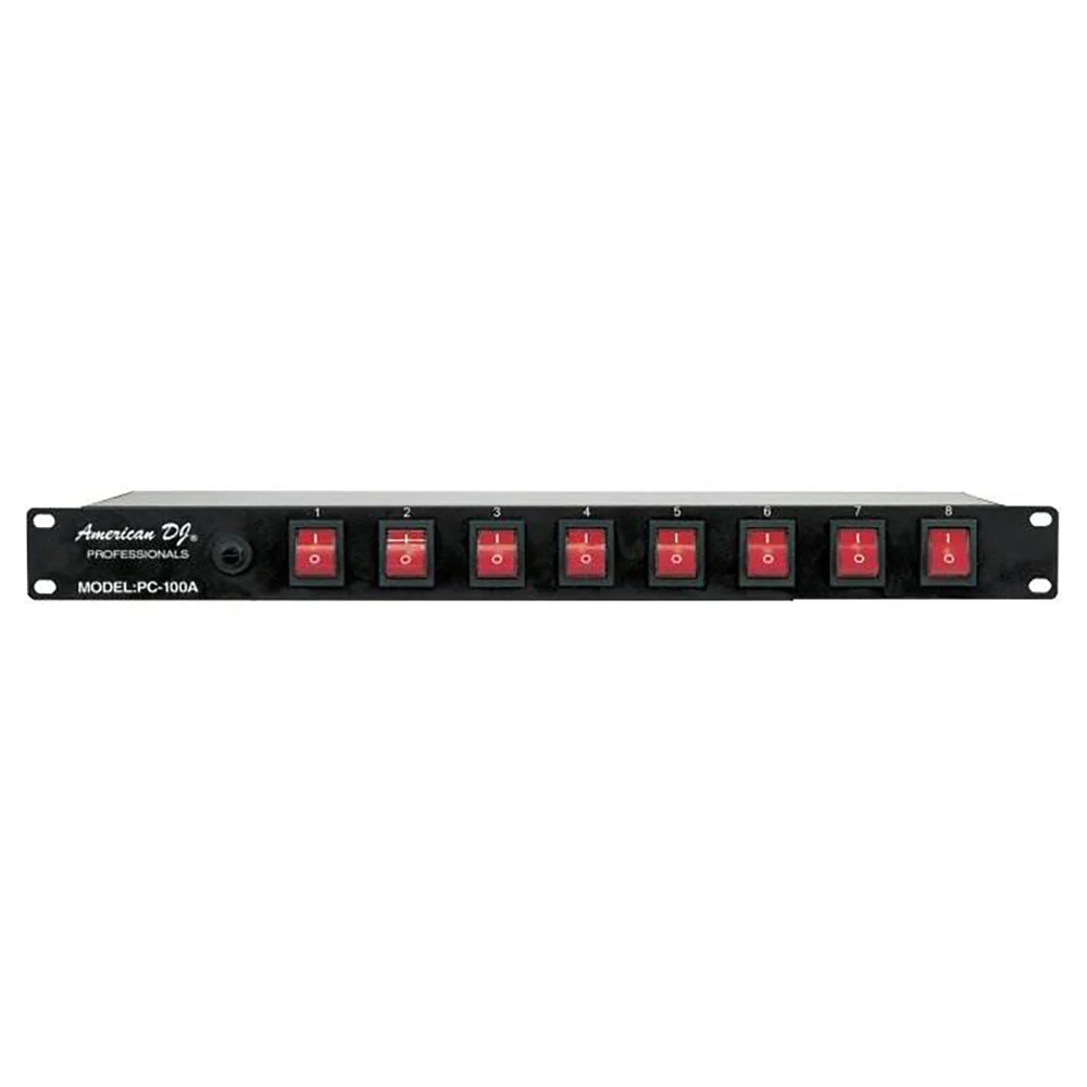 ADJ American DJ PC-100A 19 Inch Rack Light Power Distribution Center (4 Pack) - Image 2