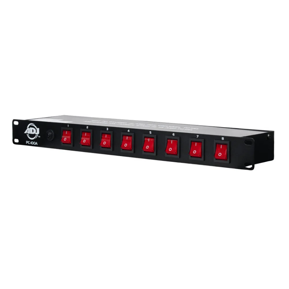 ADJ American DJ PC-100A 19 Inch Rack Light Power Distribution Center (4 Pack) - Image 3