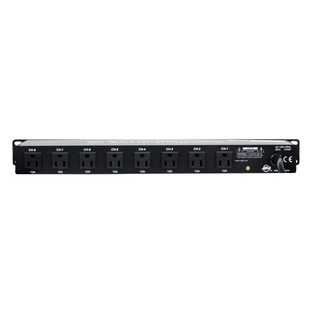 ADJ American DJ PC-100A 19 Inch Rack Light Power Distribution Center (4 Pack) - Image 4