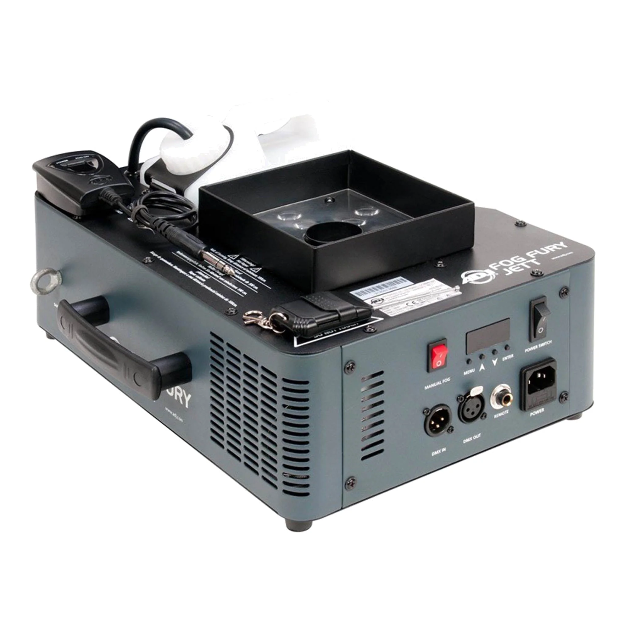 ADJ Fog Fury Jett Fog Machine w/Lights, Remote Control & 4 Liter Fog Fluid Juice - Image 4