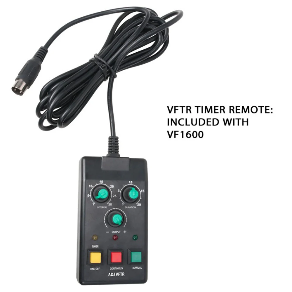 ADJ VF1600 1500 Watt Mobile DMX Fog Machine with 2.3-Liter Fluid Tank & Remote - Image 3