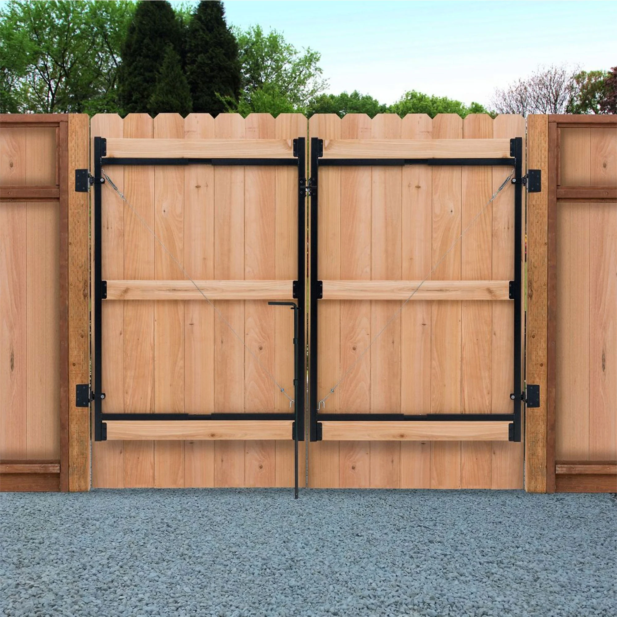 Adjust-A-Gate Steel Frame Gate Kit, 36"-60" Wide Opening Up To 7' High (5 Pack) - Image 9