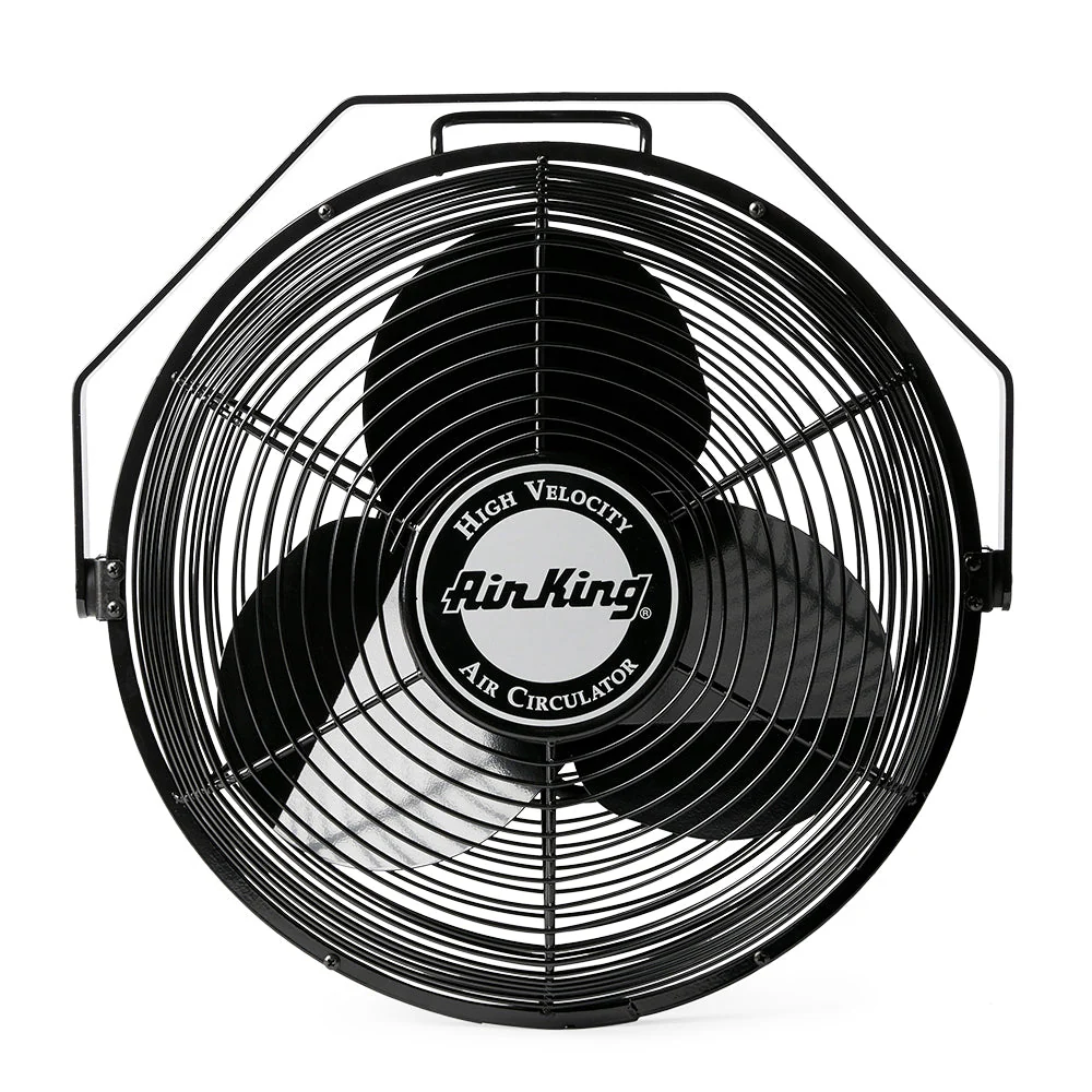 Air King 14" 1/20 HP 3-Speed Indoor Industrial Enclosed Pivoting Multi-Mount Fan - Image 3