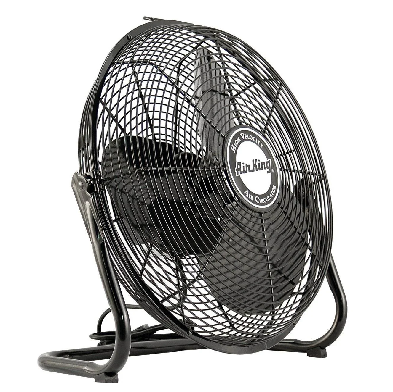 Air King 18" 1/6 HP 3 Speed Heavy Duty Portable Industrial Floor Fan (2 Pack) - Image 4