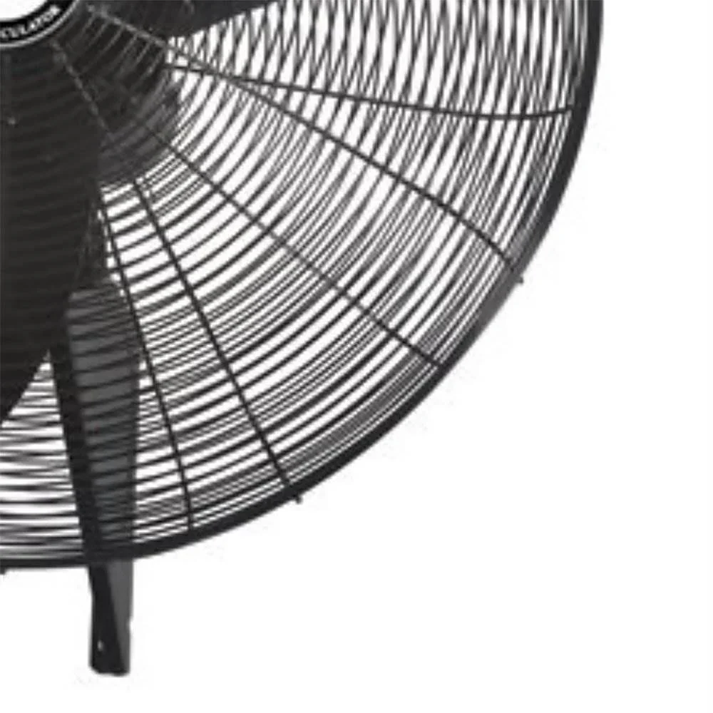 Air King 30" 1/4 HP 3-Speed Indoor Industrial Oscillating Wall Mount Fan, Black - Image 3