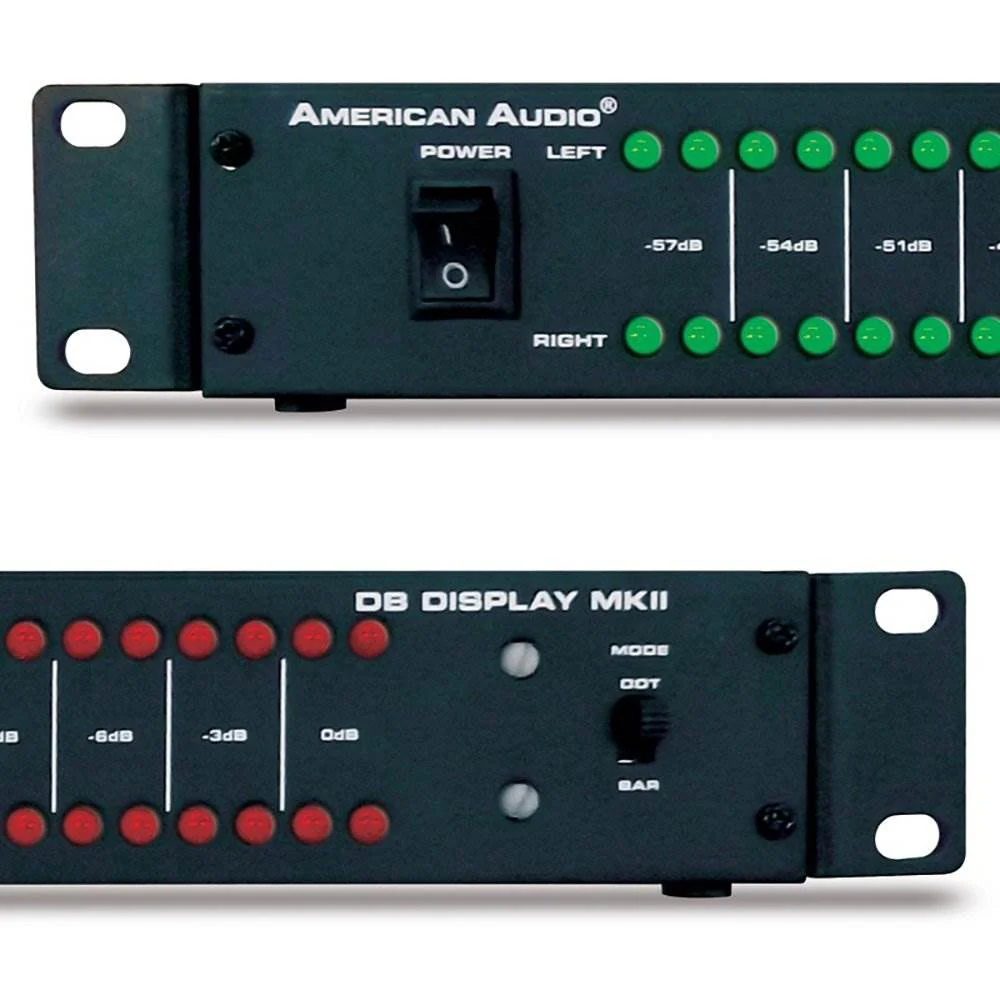 American Audio MKII DB Sound Volume LED Display Monitor Device for Amp Rack - Image 5