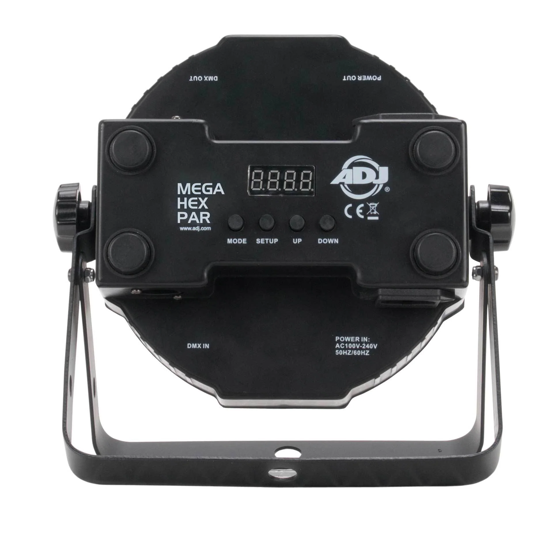 American DJ ADJ Mega Flat Hex Pak LED Par Lighting System w/ Bag and DMX Cables - Image 7