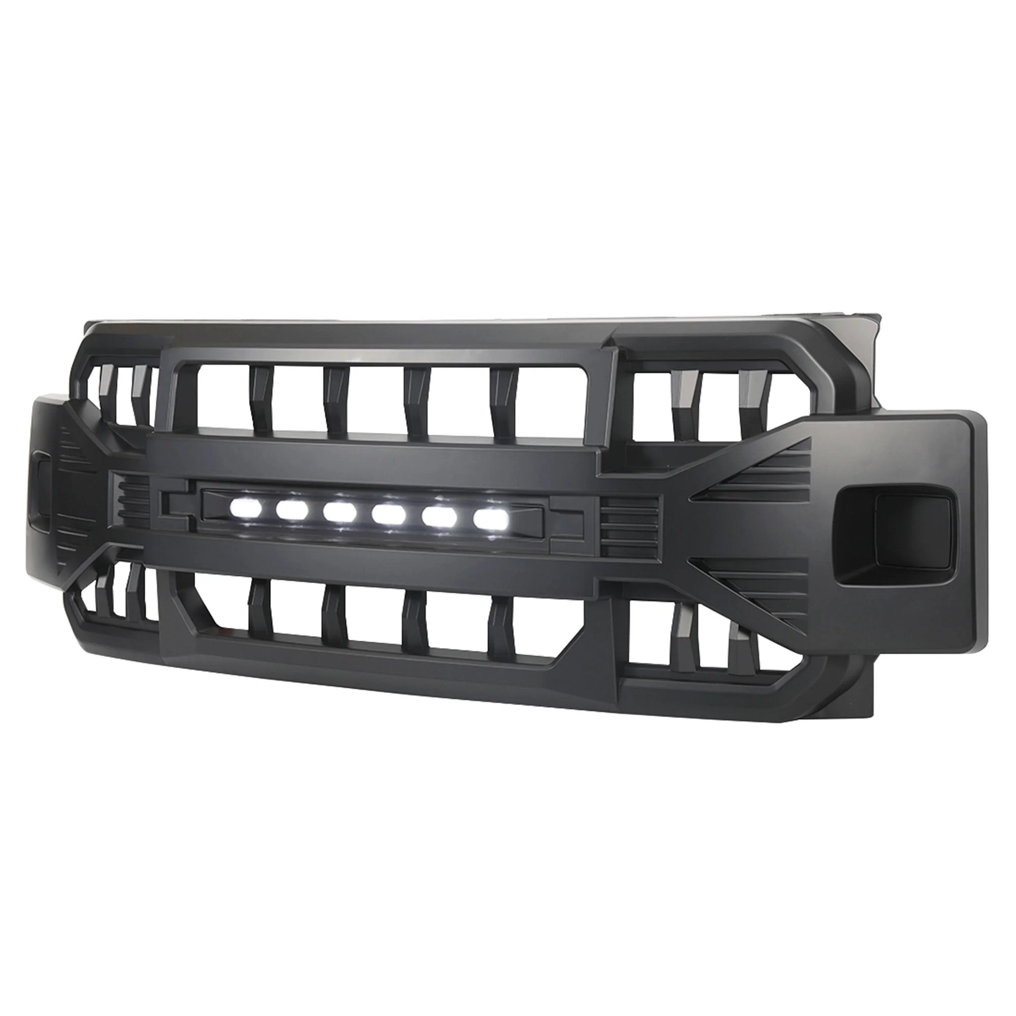 AMERICAN MODIFIED Armor Front Grille for 2017 to 2019 Ford F250/350, Matte Black - Image 9