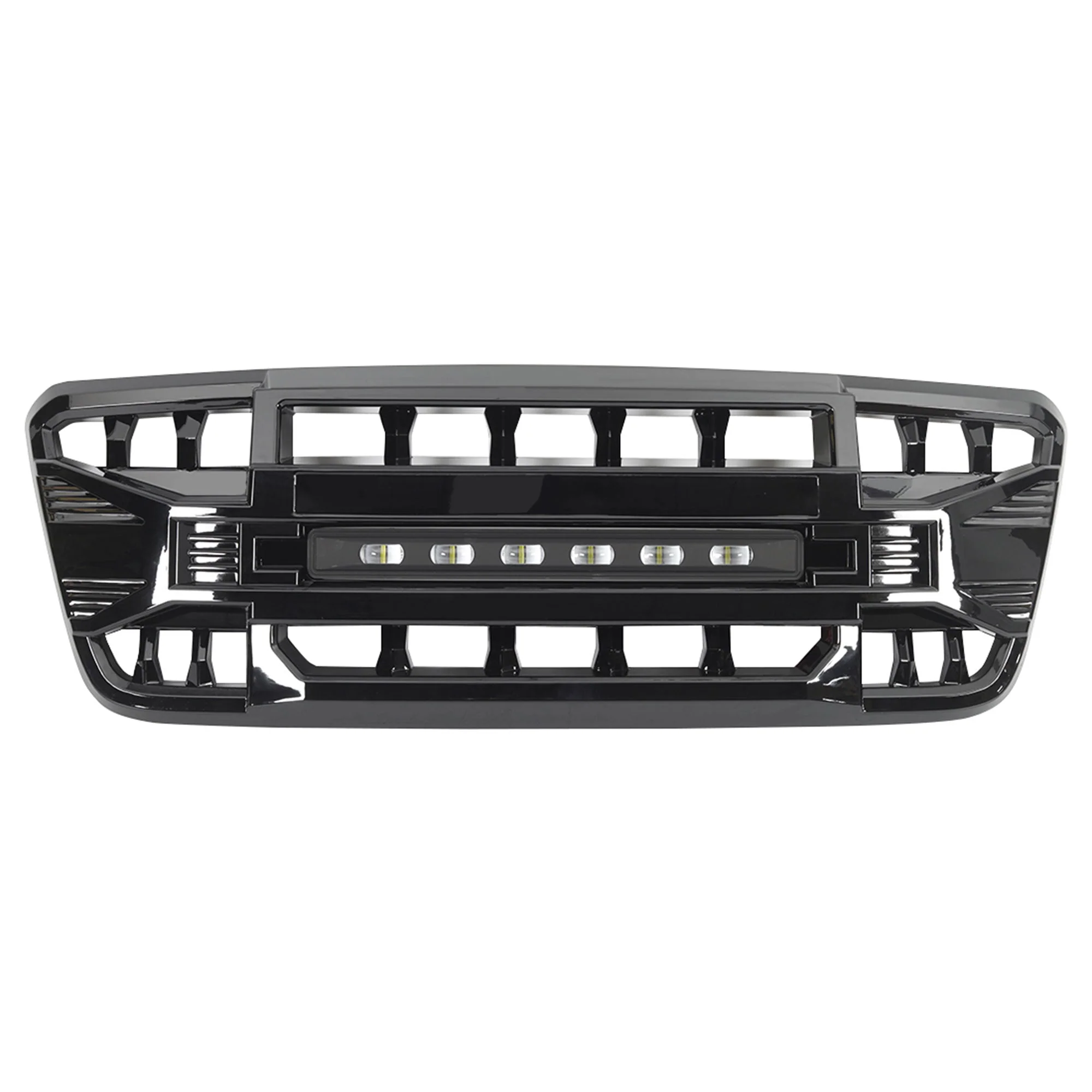 AMERICAN MODIFIED Armor Grille Compatible with 2004-08 Ford F150, Glossy Black - Image 7