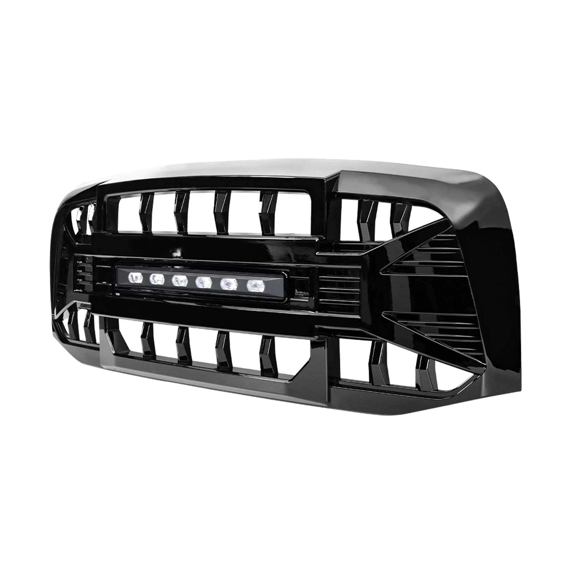 AMERICAN MODIFIED Armor Grille for 2006 to 2008 Dodge Ram 1500, Glossy Black - Image 10