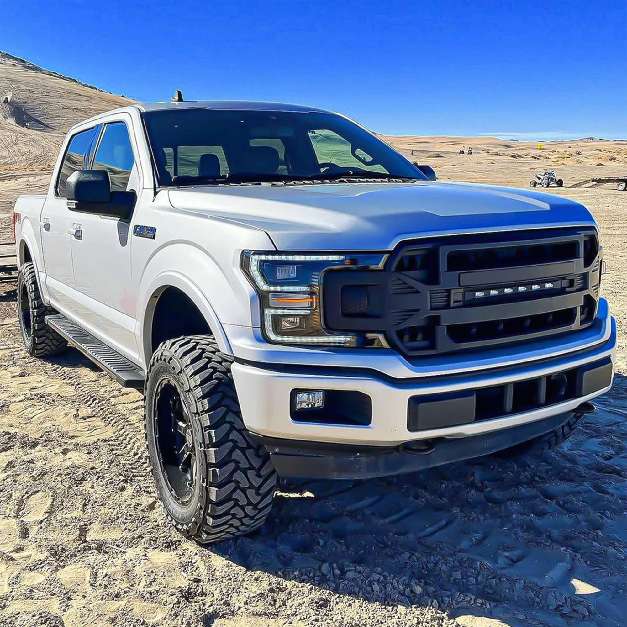 AMERICAN MODIFIED Armor Grille with Off Road Lights for 2018-2020 Ford F150 - Image 7