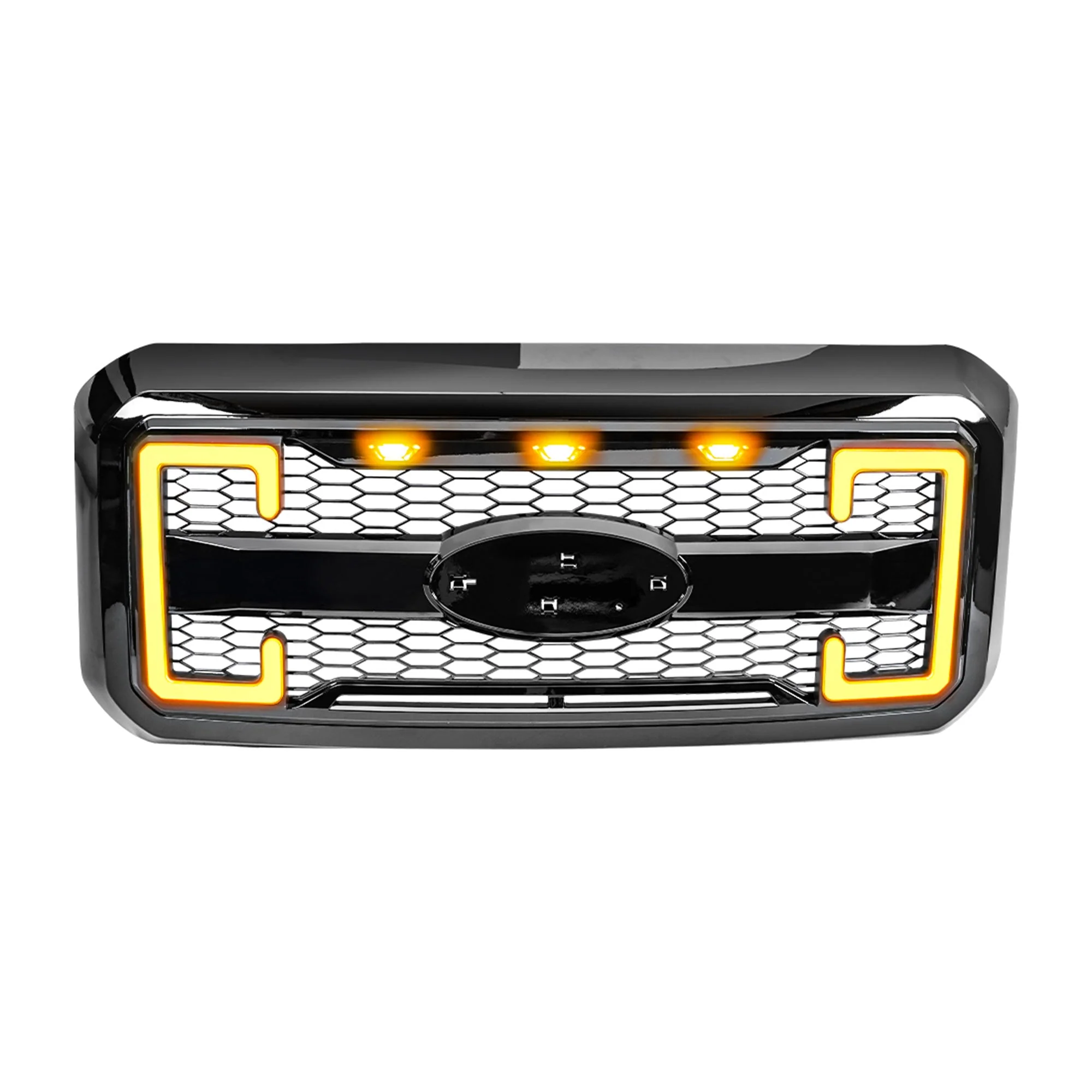 AMERICAN MODIFIED Raptor Style Mesh Grille for 2011-2016 Ford F250/350/450/550 - Image 11
