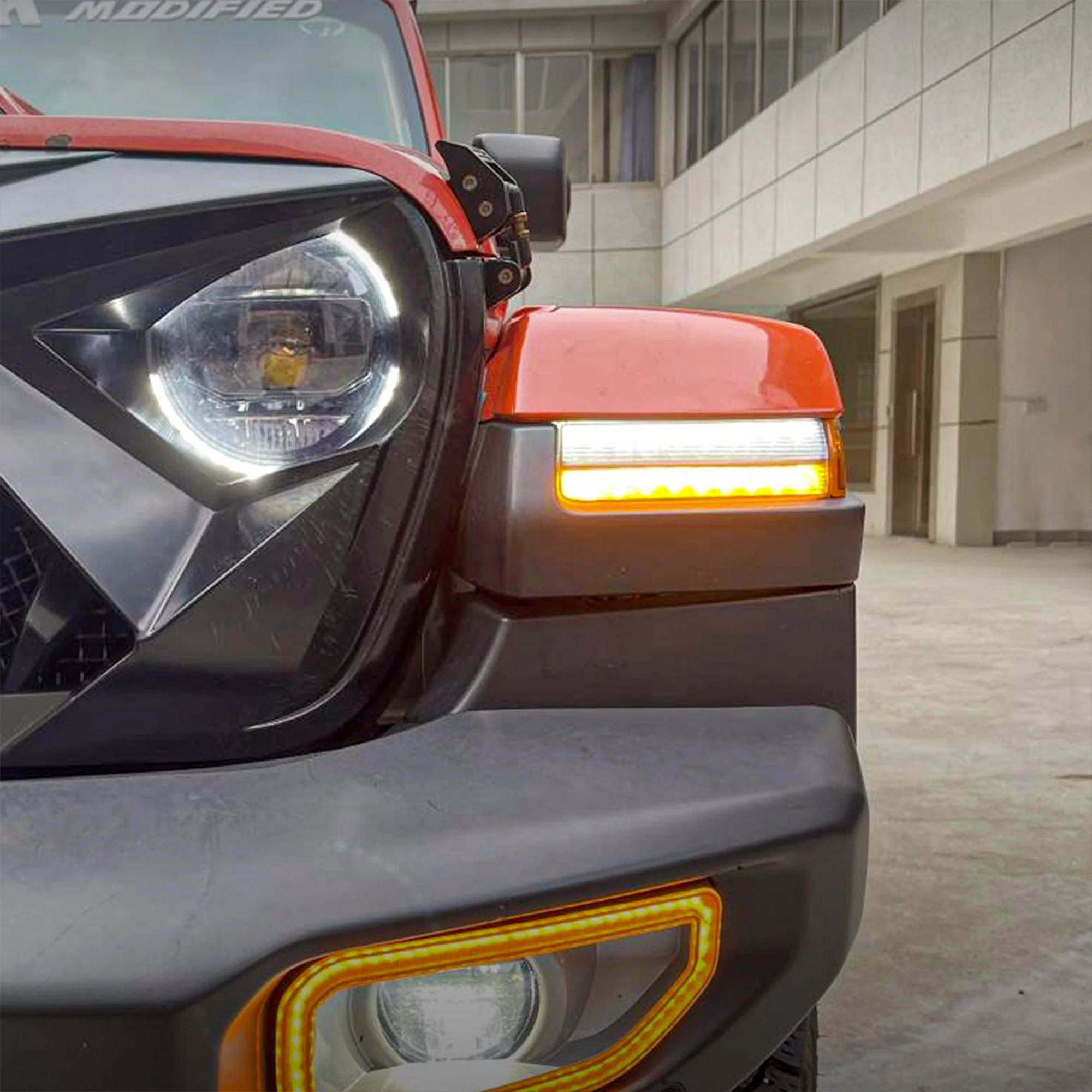 AMERICAN MODIFIED Side & Fender Lights, 18-24 Wrangler JL, w/Sequential Signal - Image 8