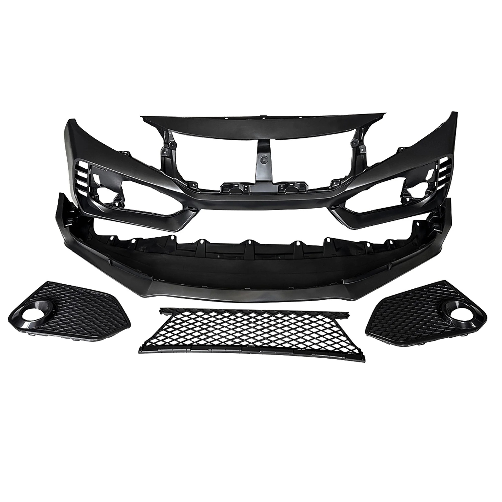 AMERICAN MODIFIED Type R Style Conversion Front Bumper for 2016-2019 Honda Civic - Image 7