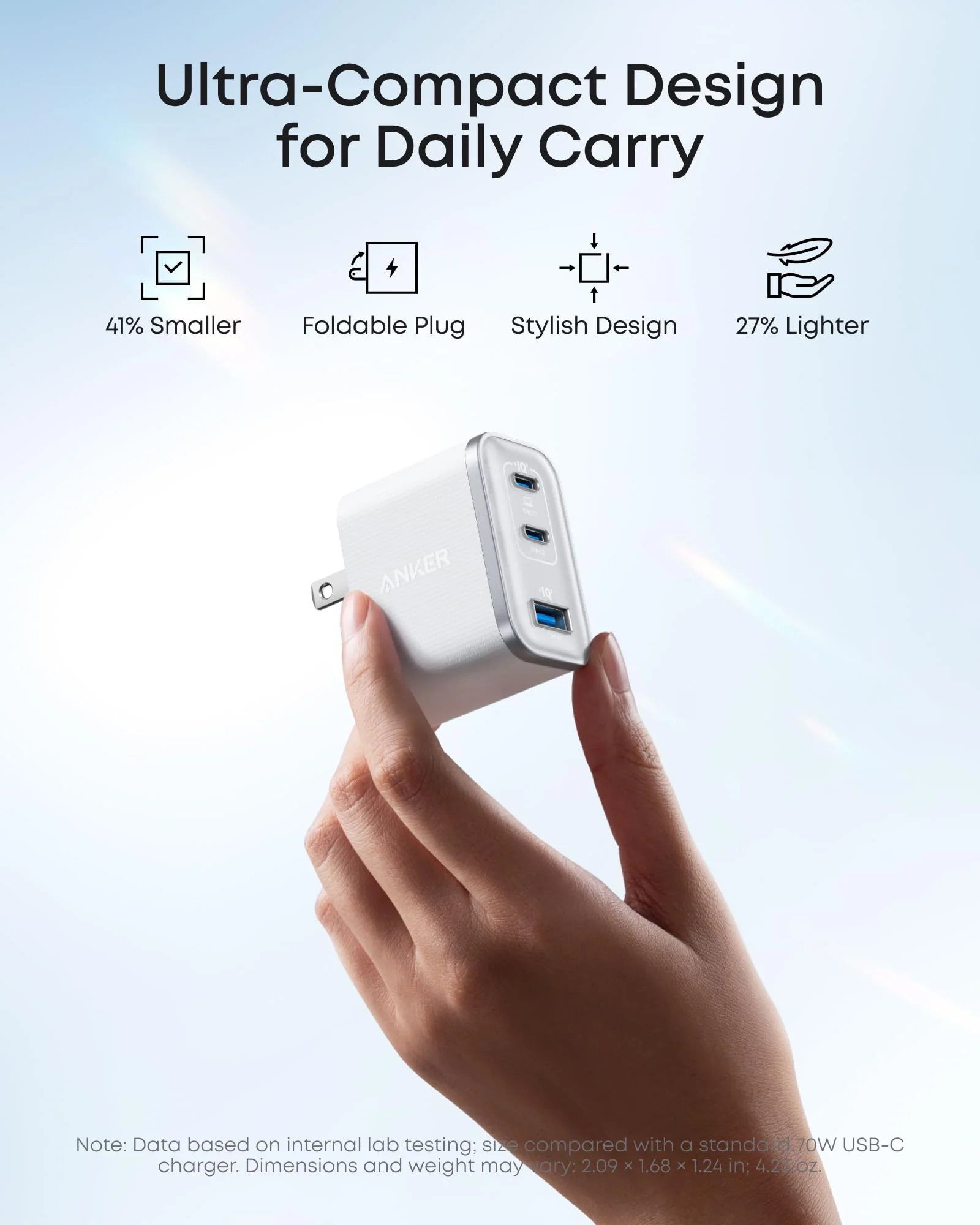 Anker Nano Charger (70W, 3 Ports) - Image 9