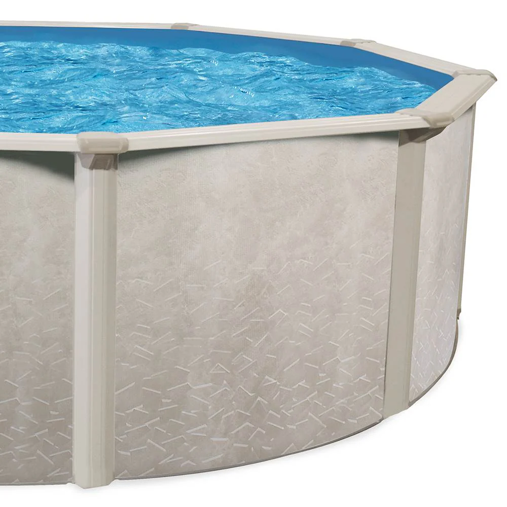 Aquarian Phoenix 24' x 52" Round Steel Frame Above Ground Swimming Pool (2 Pack) - Image 4