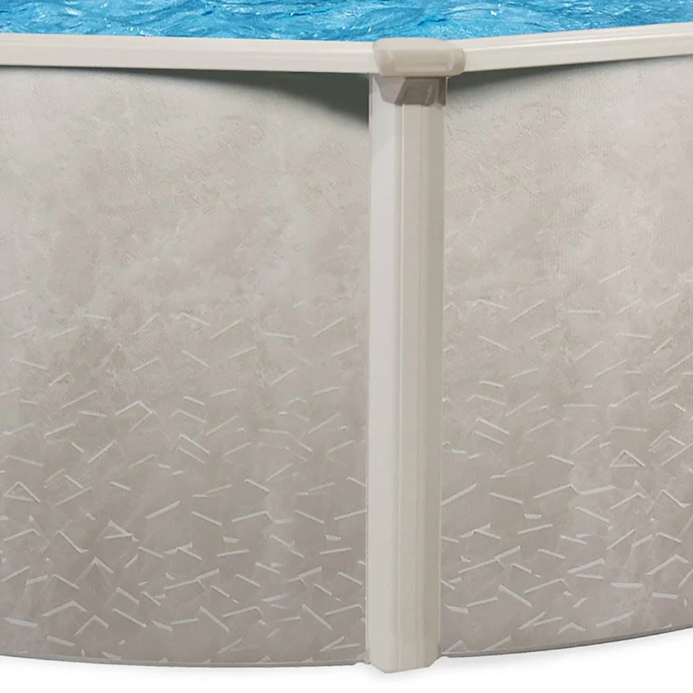 Aquarian Phoenix 24'x52" Round Above Ground Pool w/ Pump, Ladder, Liner, Skimmer - Image 5