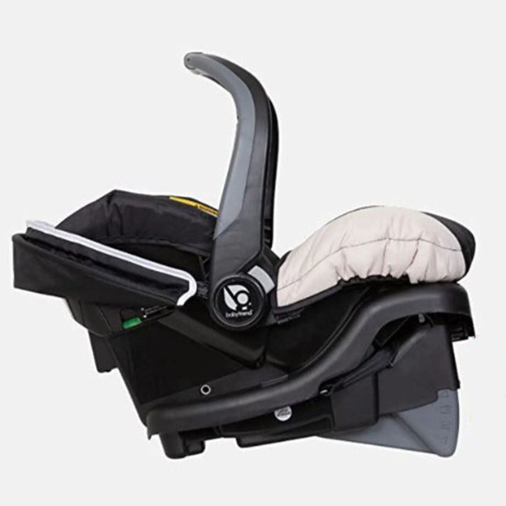 Baby Trend Ally Newborn Baby Infant Car Seat Travel System w/Cover,Gray Magnolia - Image 11