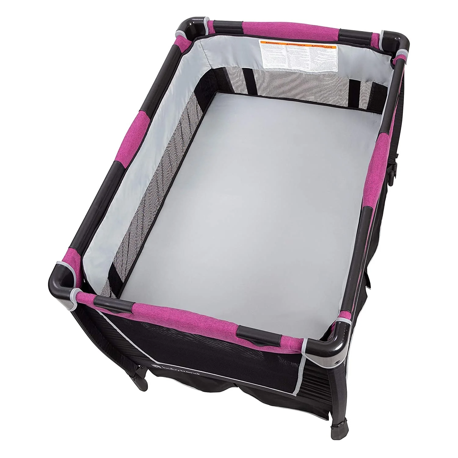 Baby Trend Retreat Portable Nursery Center w/ Bassinet & Changing Table, Purple - Image 7