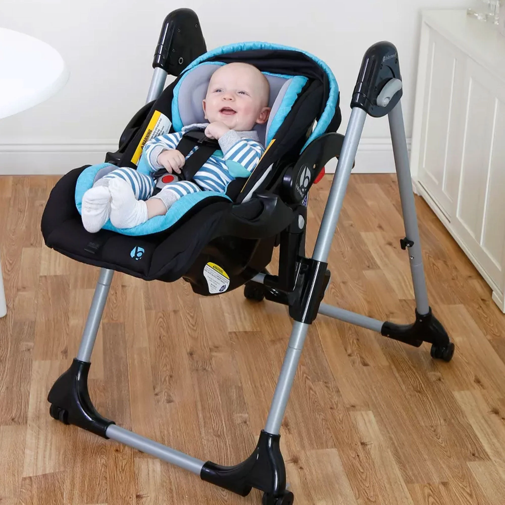 Baby Trend Secure Snap Gear 35 Infant Car Seat with 3 Panel Canopy, Purest Blue - Image 5
