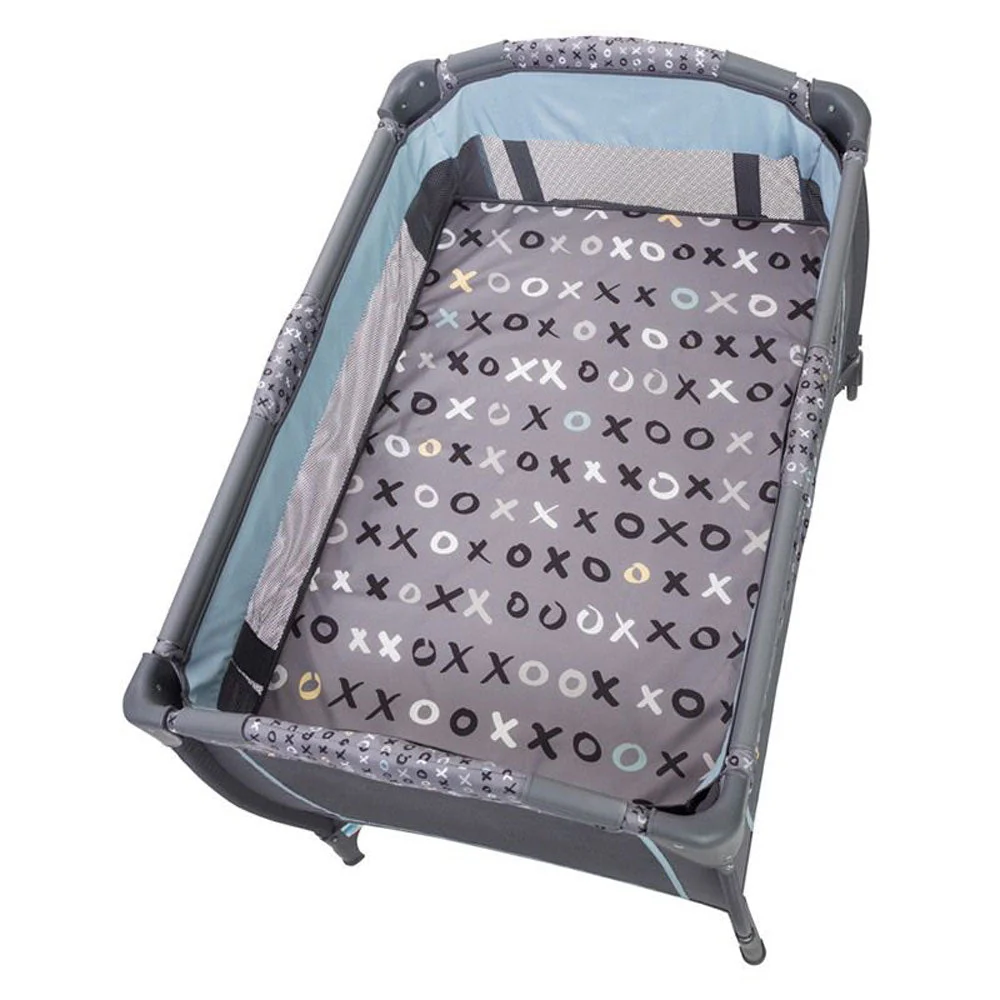 Baby Trend Trend-E Nursery Center Playard Portable Crib Bassinet, Starlight Blue - Image 3