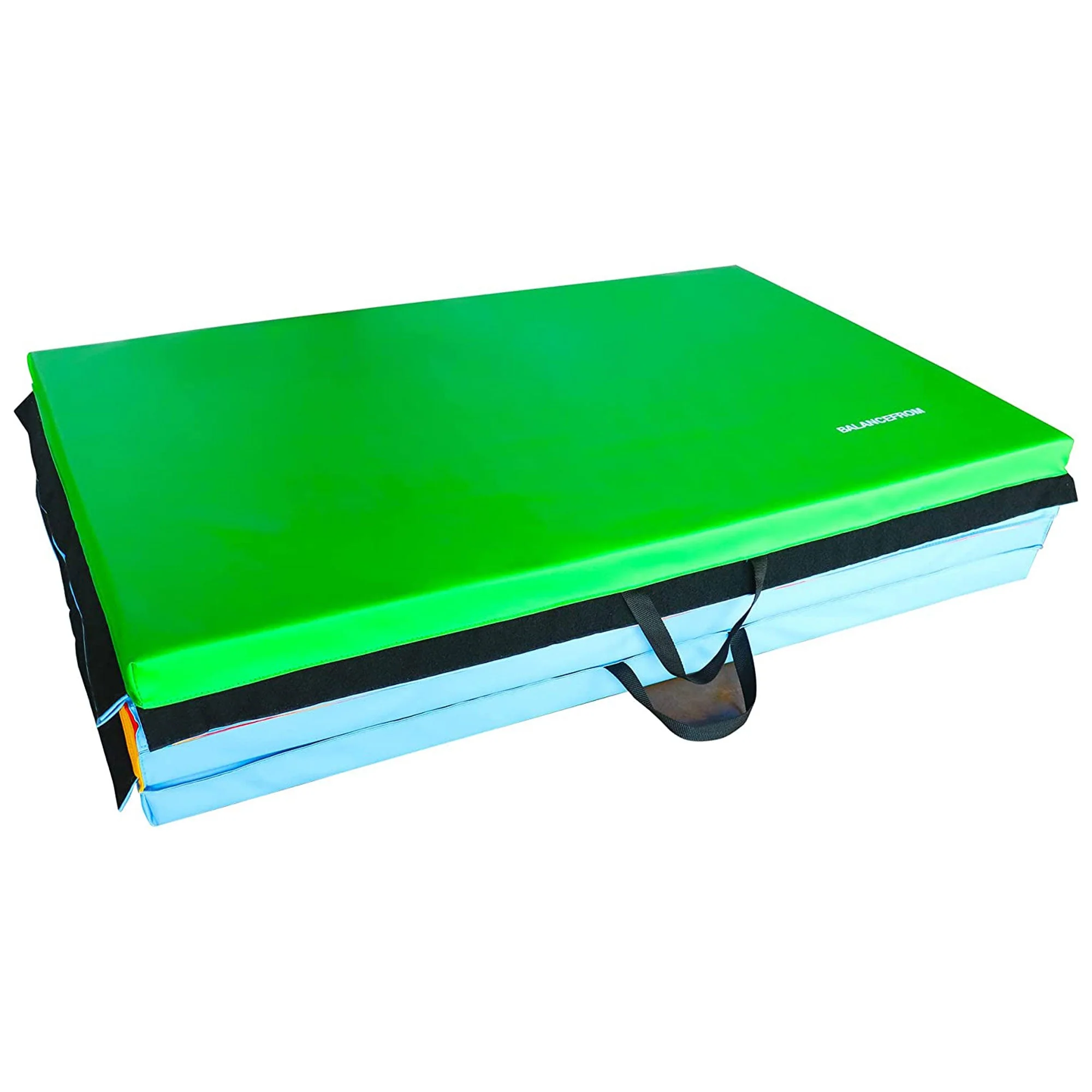 BalanceFrom Fitness 120 x 48" Folding Gymnastics Exercise Mat, Multi (2 Pack) - Image 10