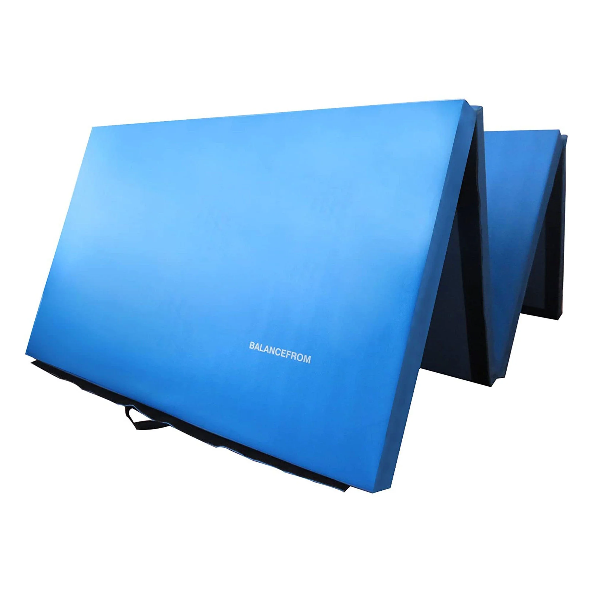 BalanceFrom Fitness 120x48in All Purpose Folding Gymnastics Mat, Blue (2 Pack) - Image 10