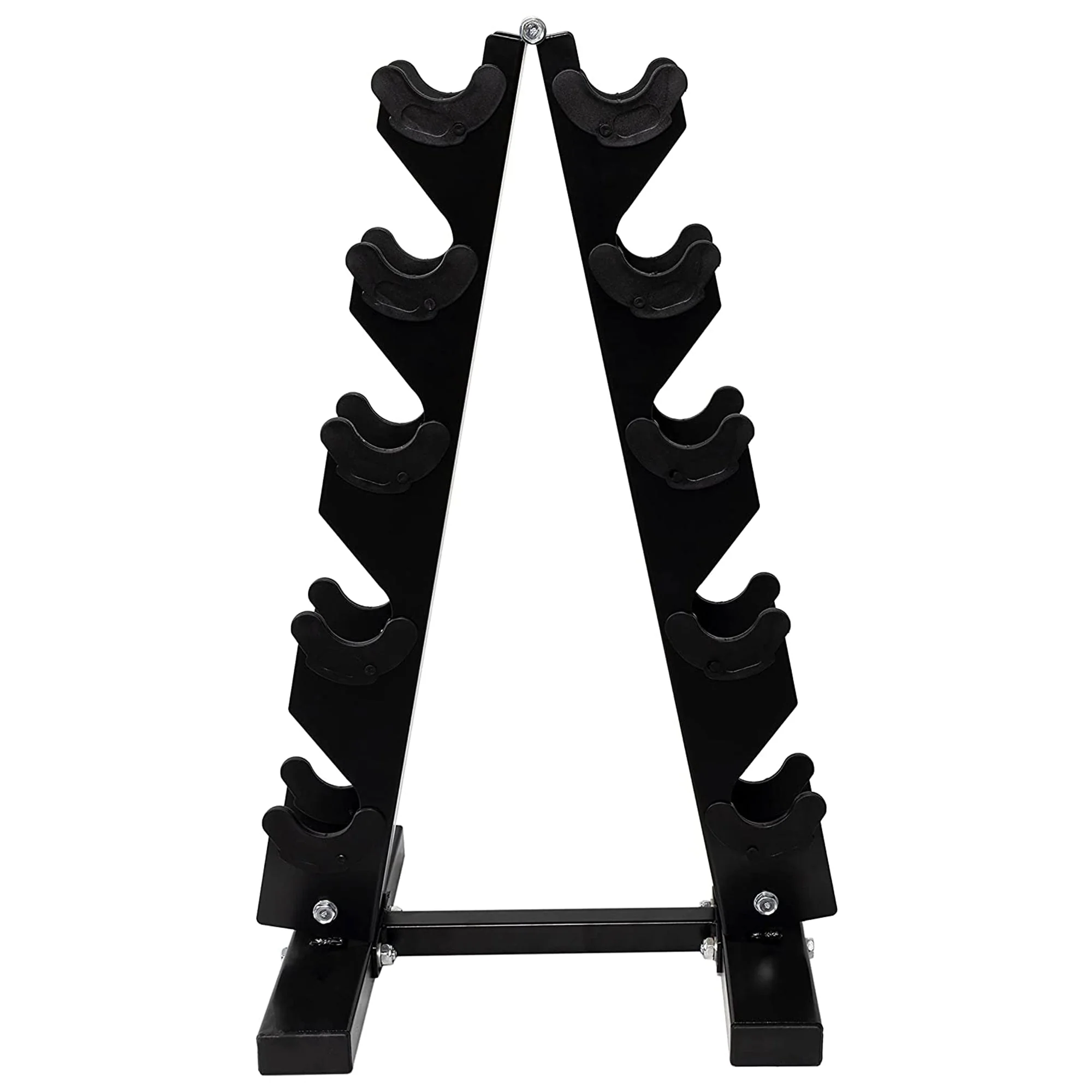 BalanceFrom Fitness 3, 5, 8, 10 & 12 Pound Neoprene Dumbbell Weight Set w/ Stand - Image 8